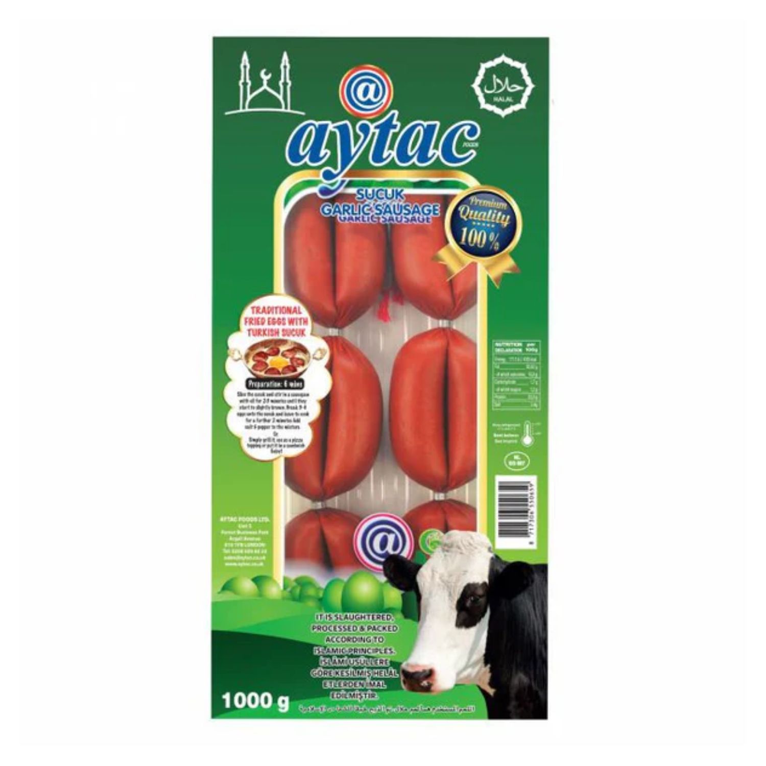 Aytac Garlic Sucuk 1kg